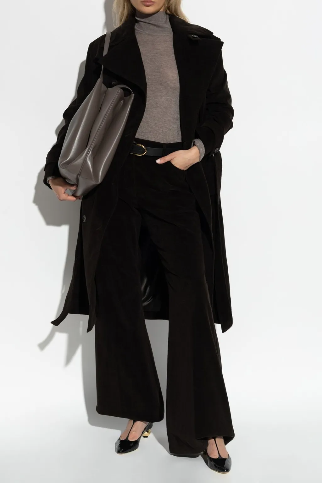Ribbed Turtleneck Top