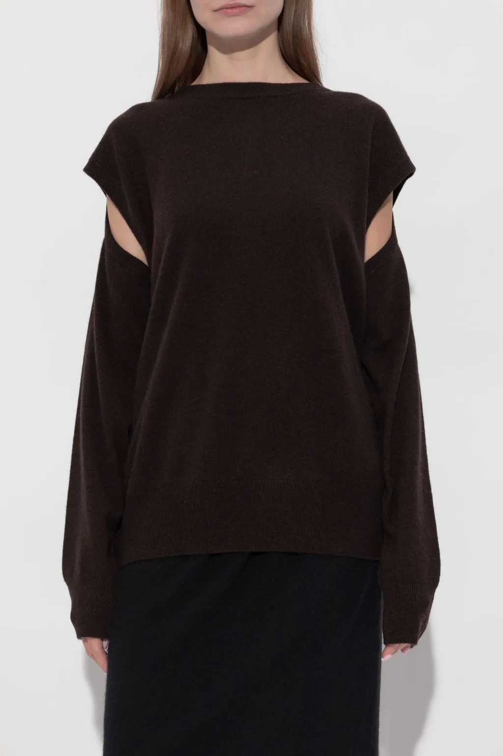 Sweater With Cut-Out Shoulders