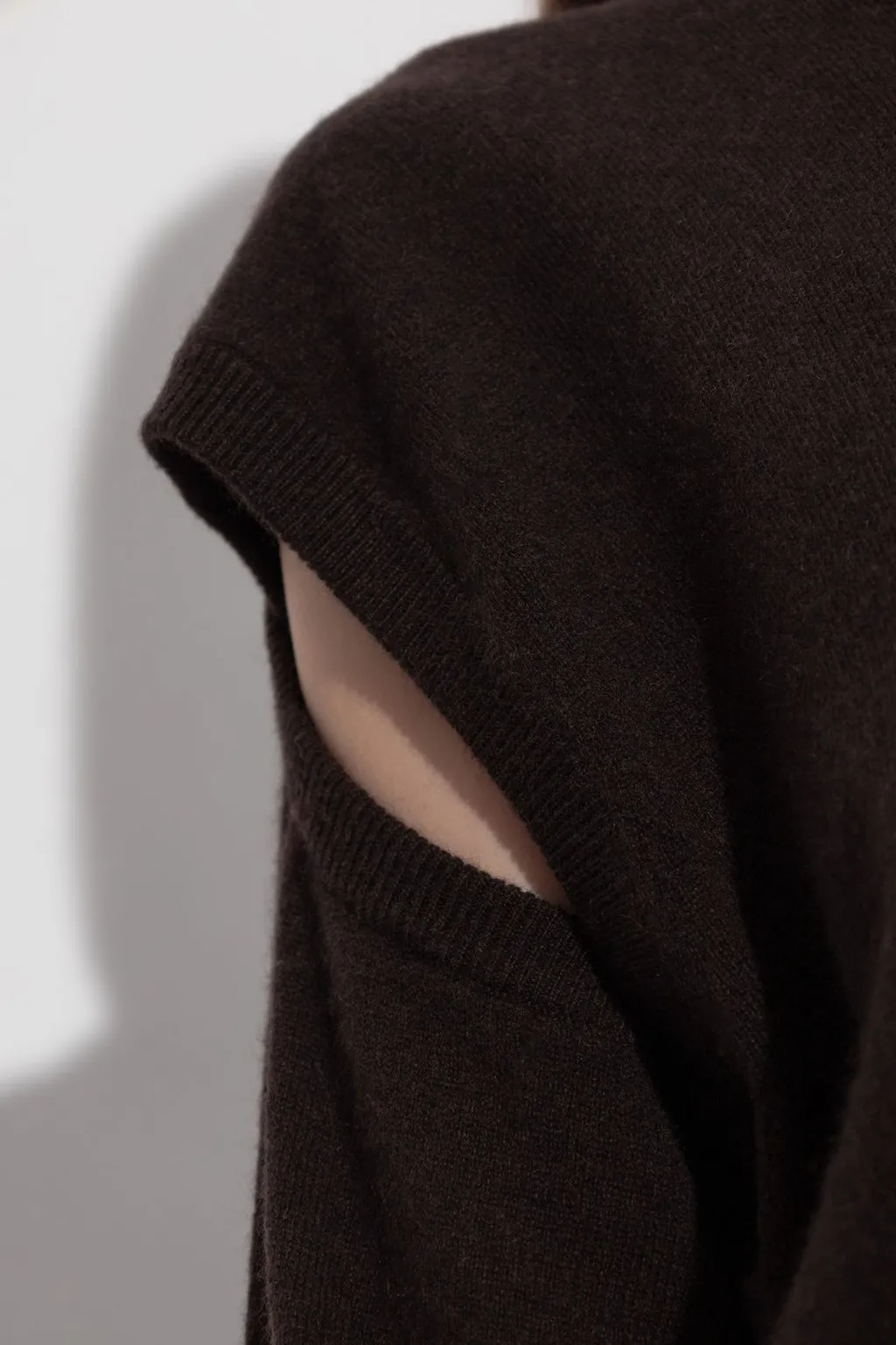 Sweater With Cut-Out Shoulders