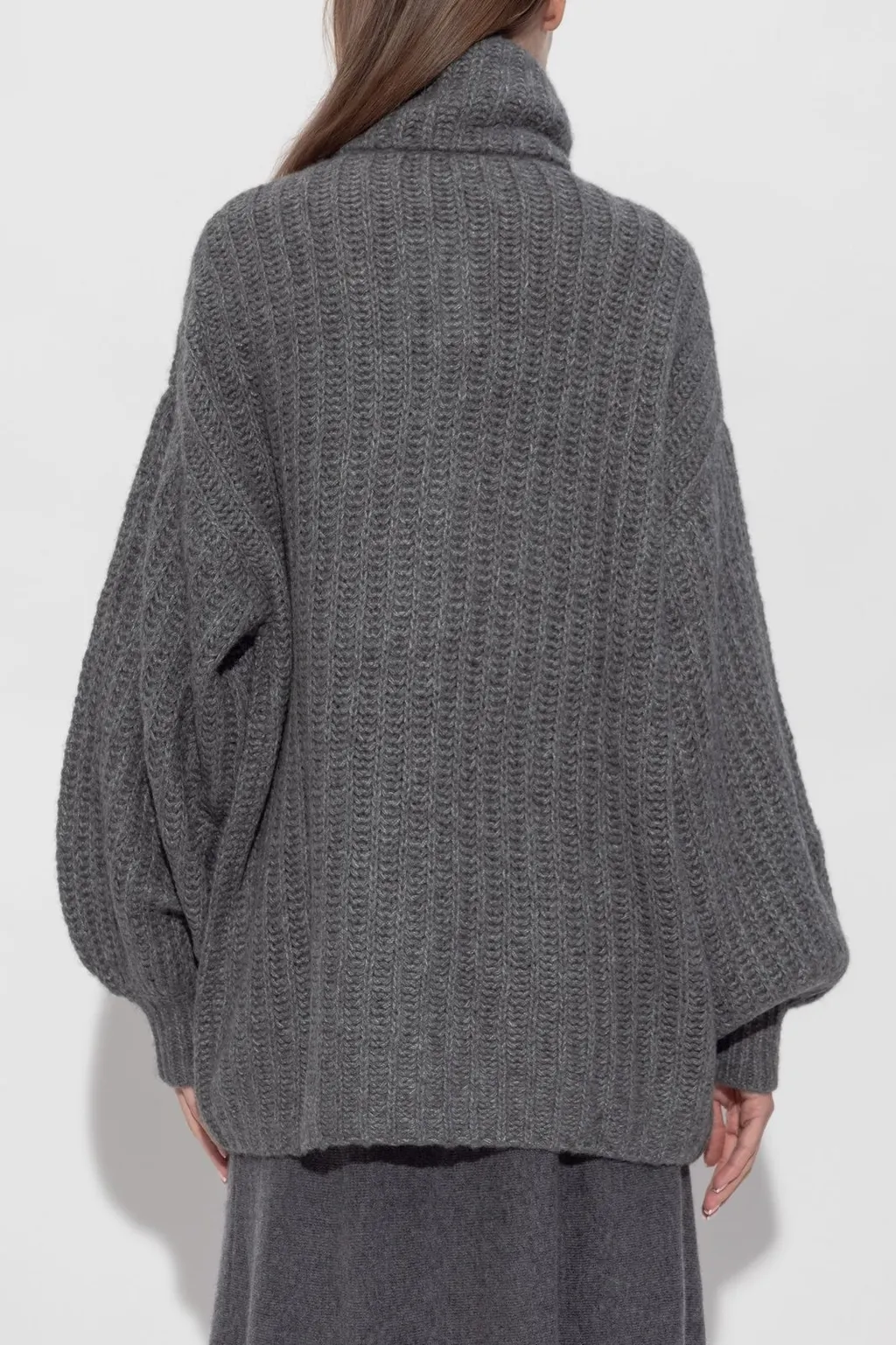 Ribbed Knit Zip-Up Cardigan