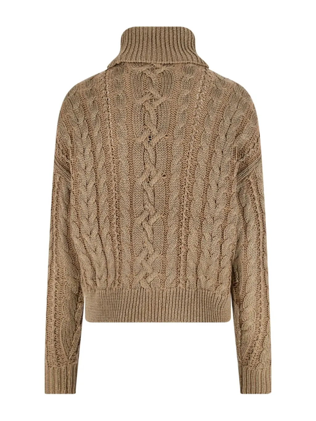 Cable Knit Turtleneck Sweater