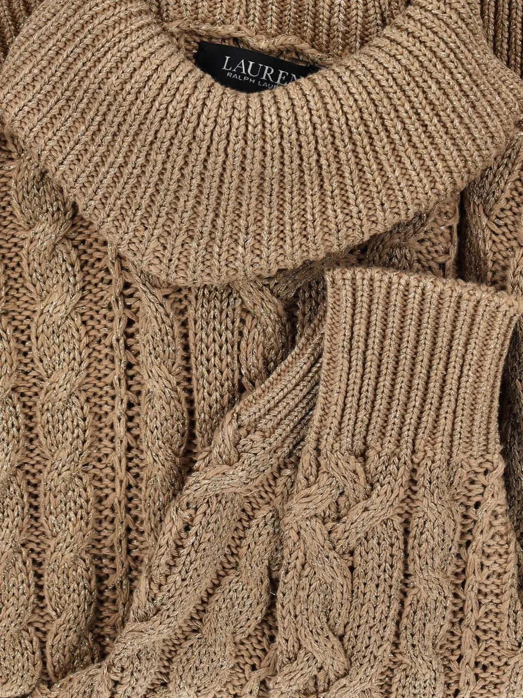 Cable Knit Turtleneck Sweater