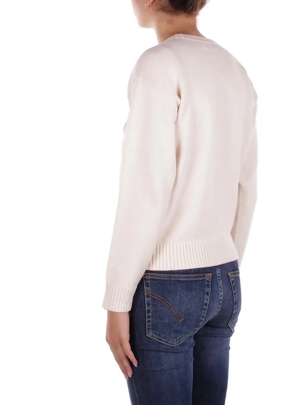 Crewneck Sweater With Dog Graphic