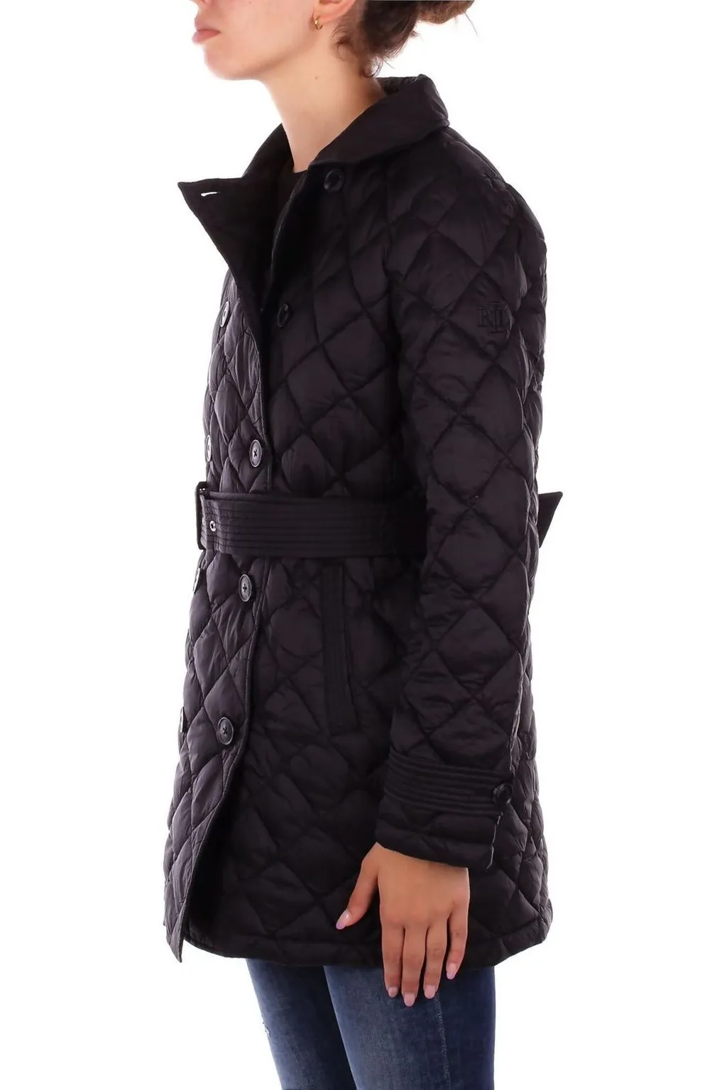 Quilted Double-Breasted Trench Coat