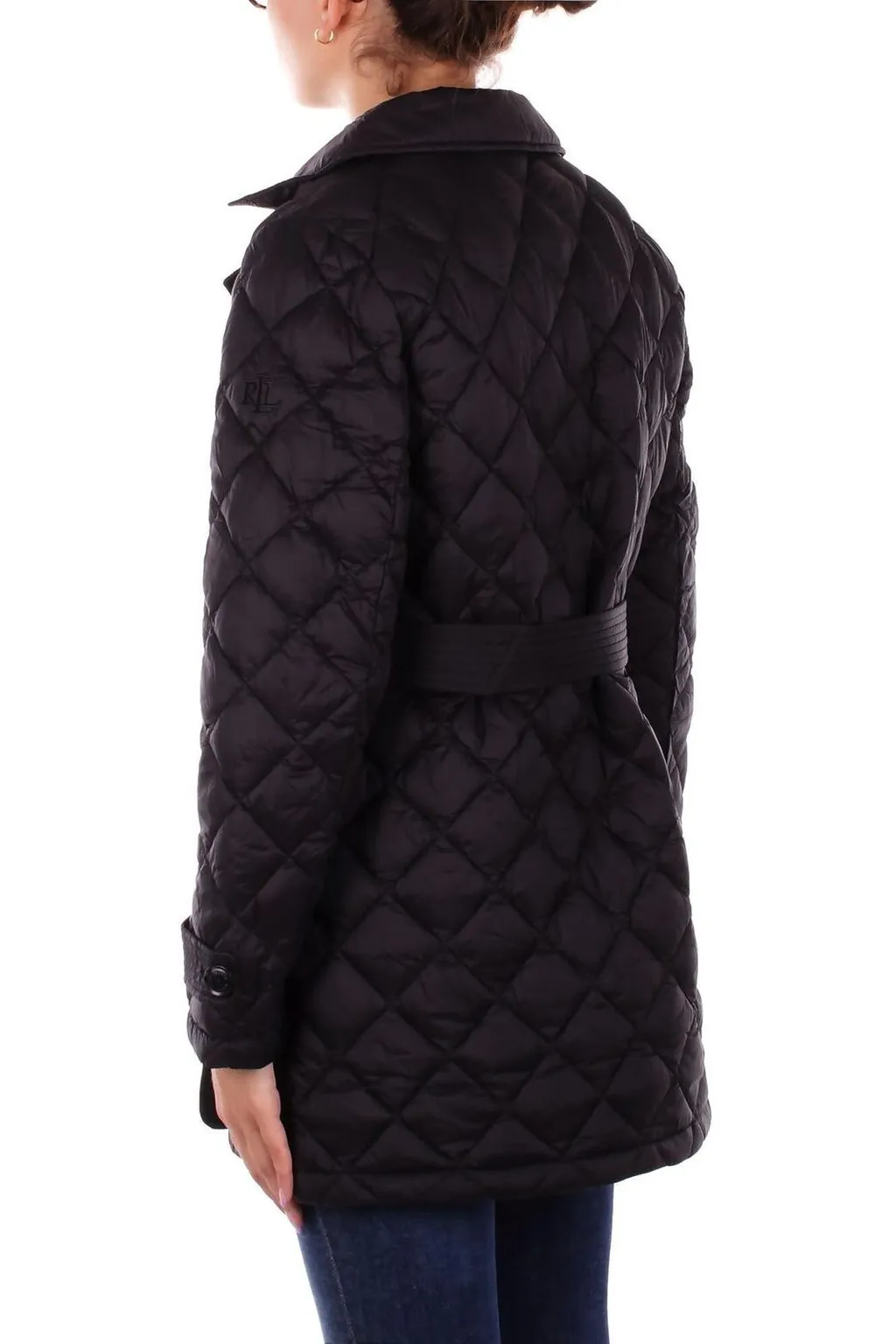Quilted Double-Breasted Trench Coat