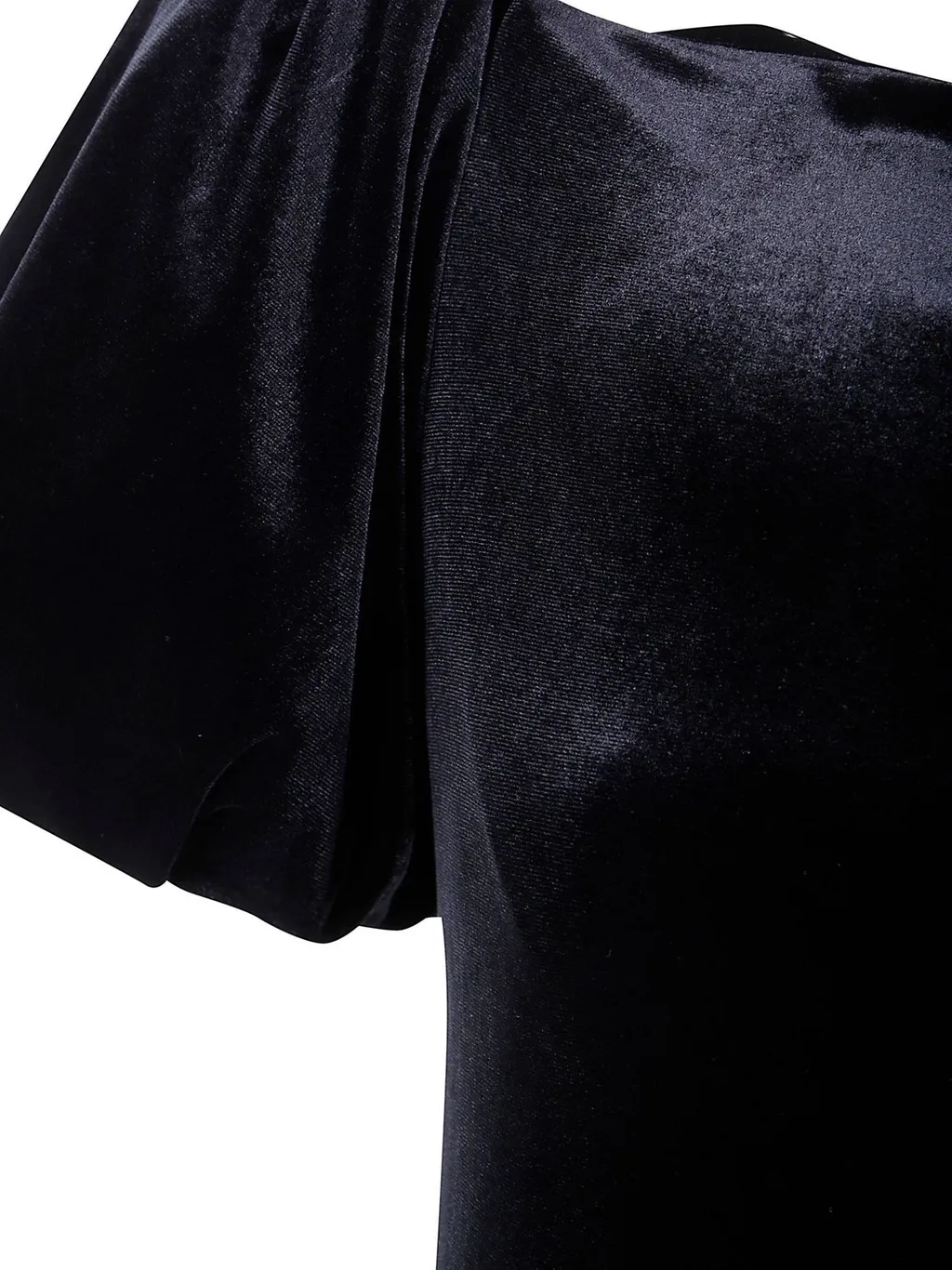Velvet Puff Sleeve Dress