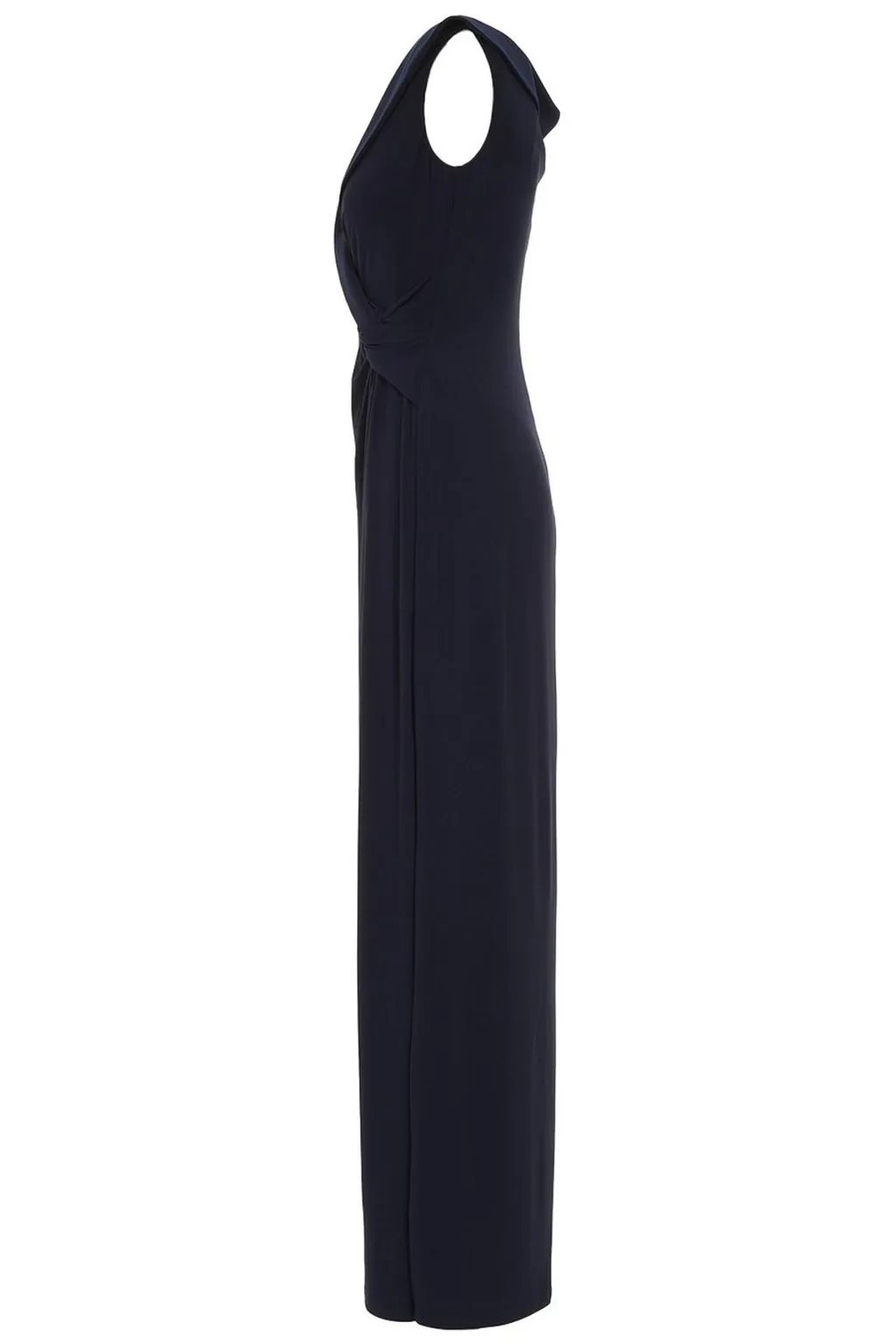 Asymmetrical Neckline Gown