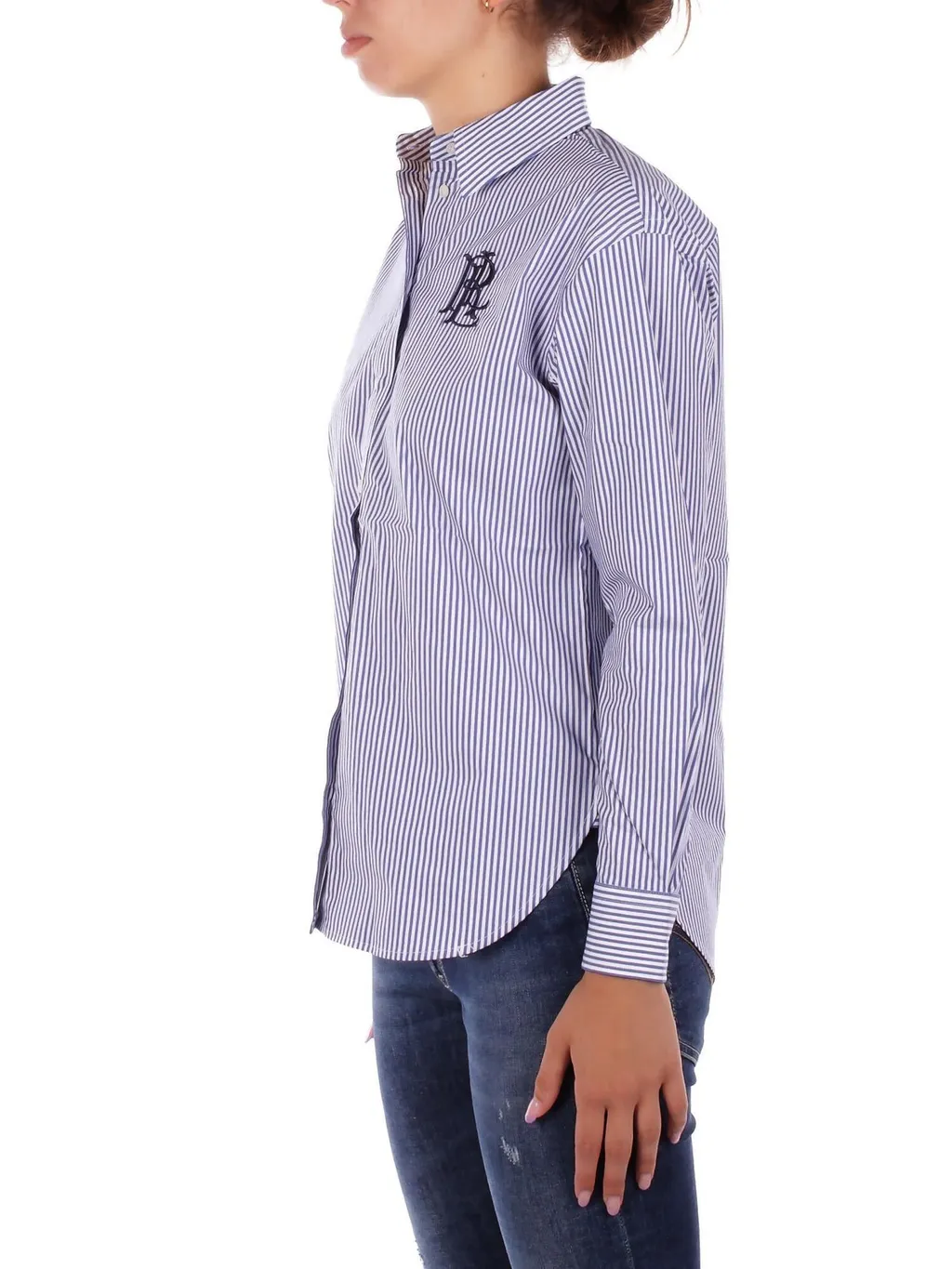 Striped Button-Down Shirt