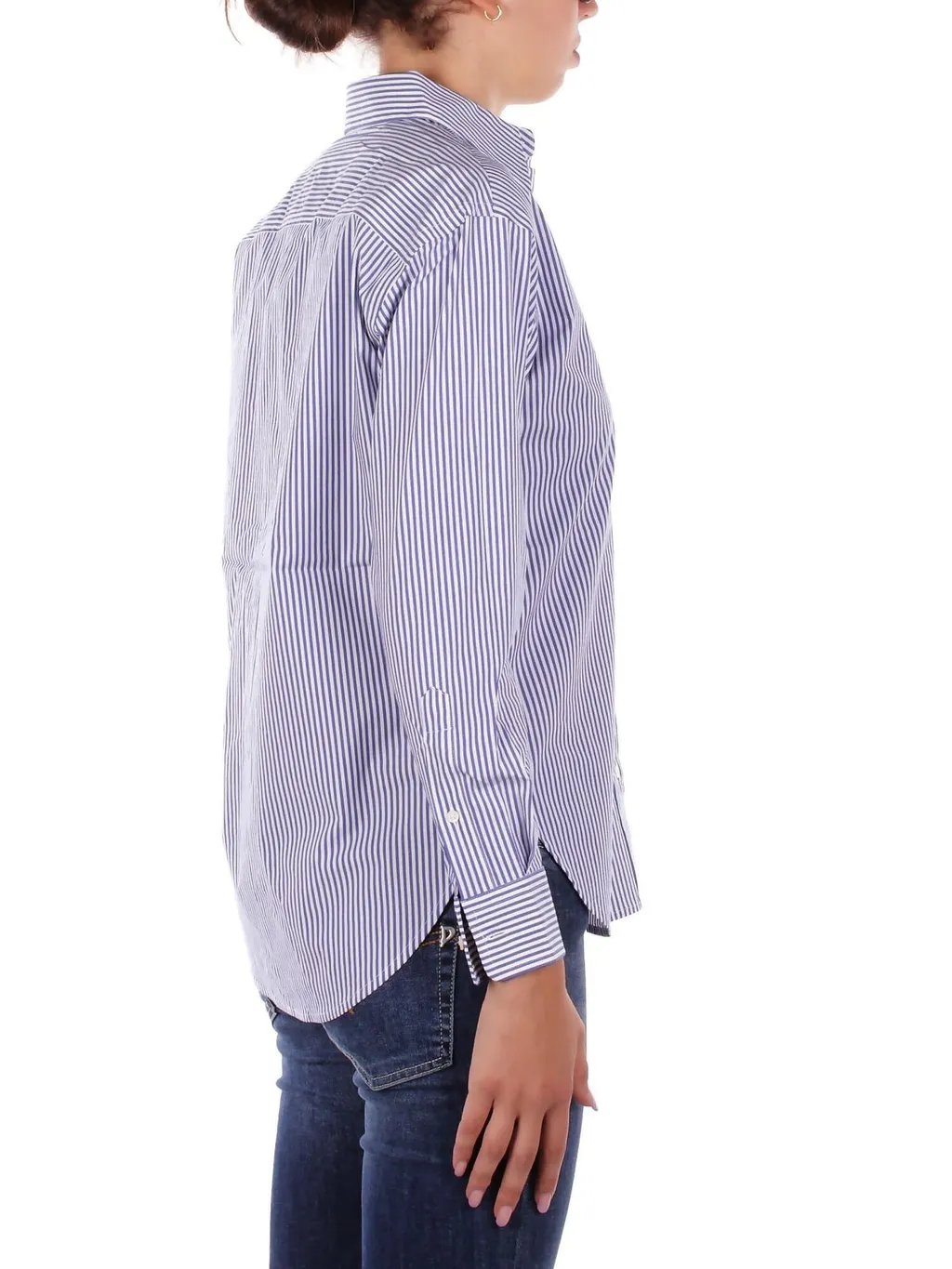 Striped Button-Down Shirt