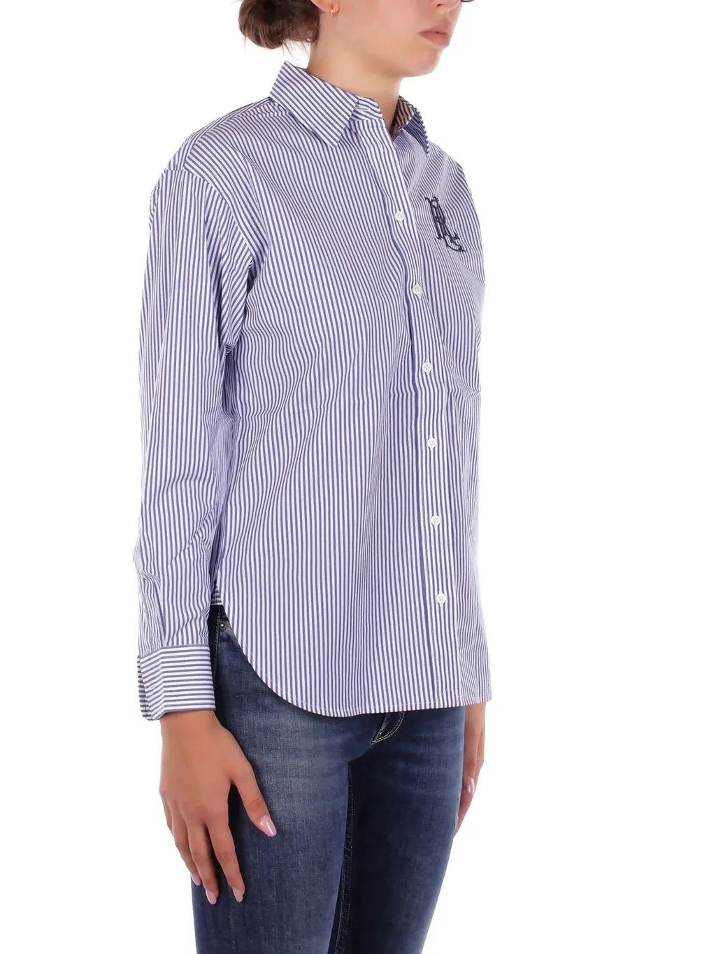 Striped Button-Down Shirt