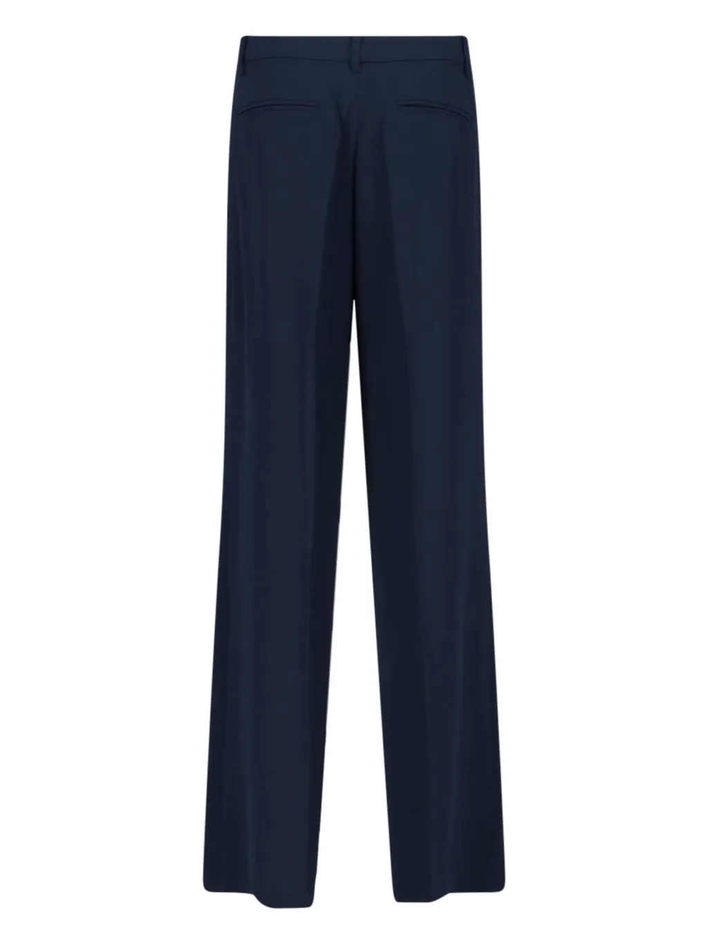 Pleated Wide-Leg Trousers