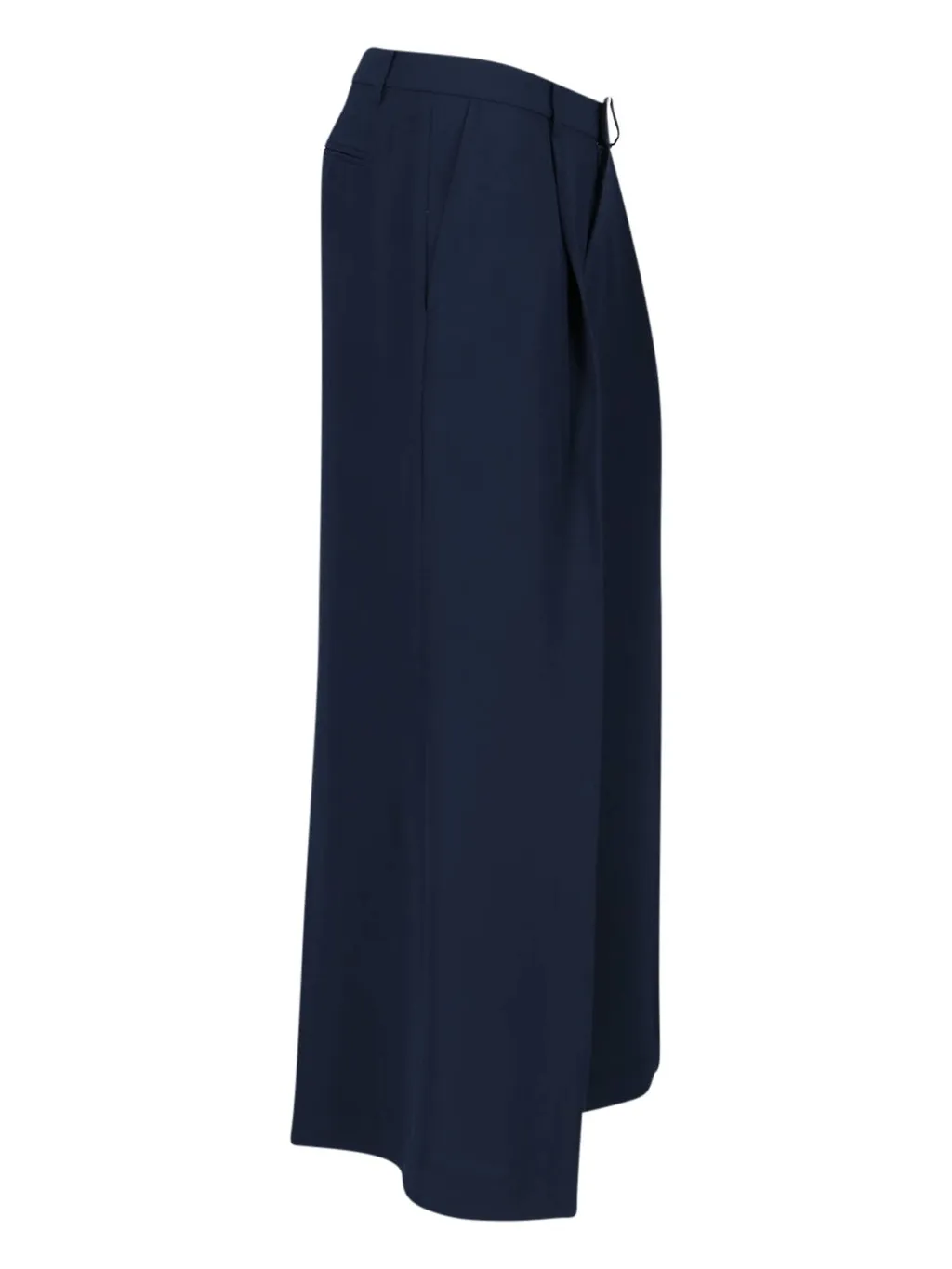 Pleated Wide-Leg Trousers
