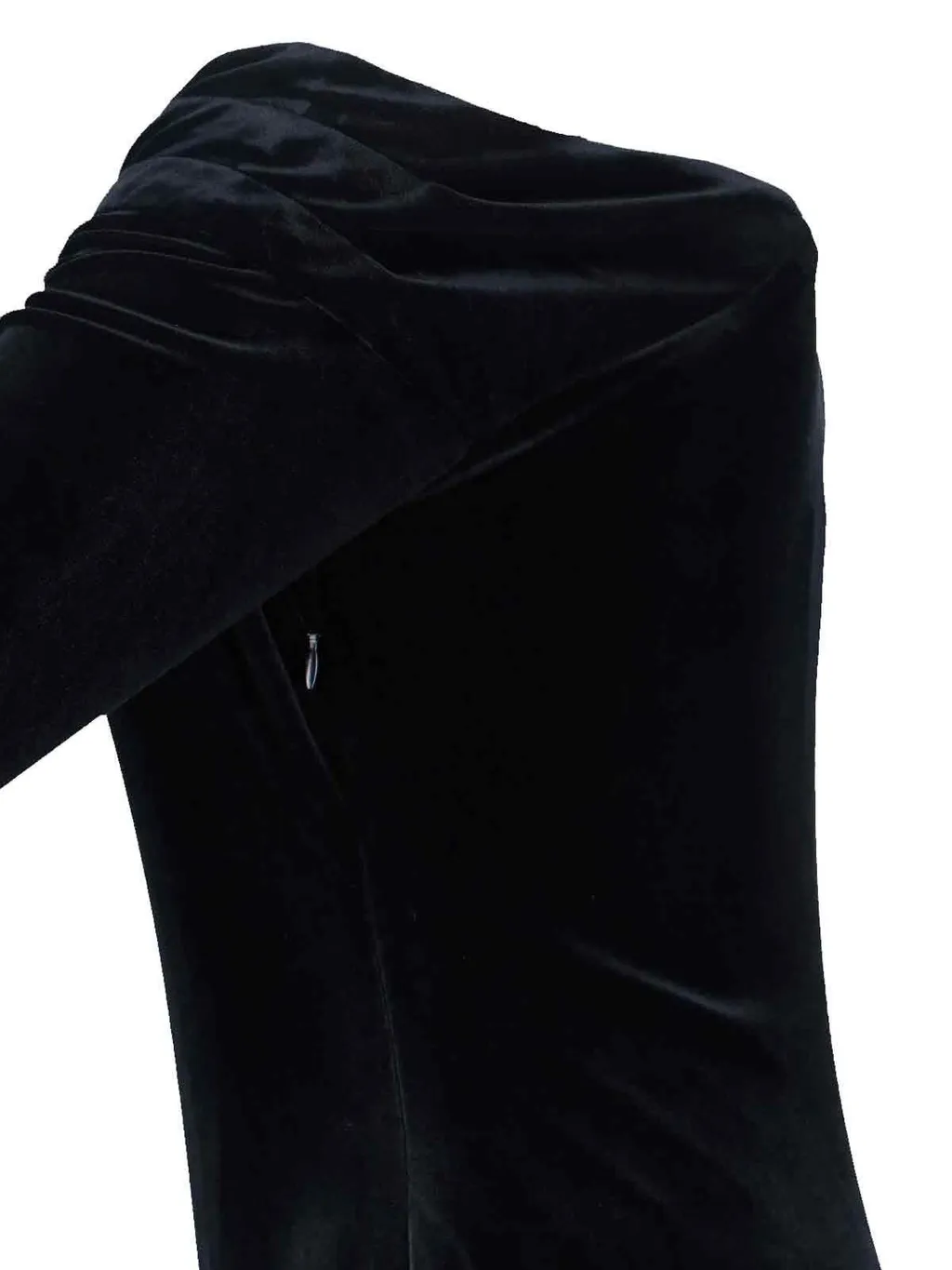 One-Shoulder Velvet Gown