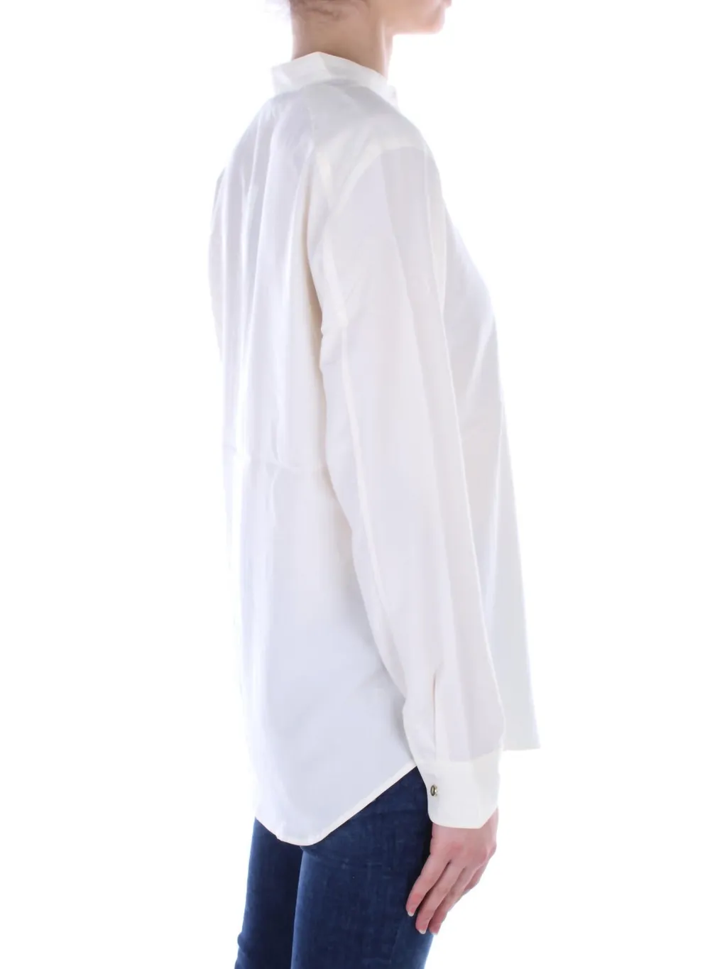 Pleated Bib Shirt