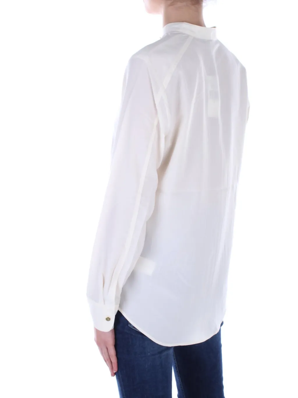 Pleated Bib Shirt