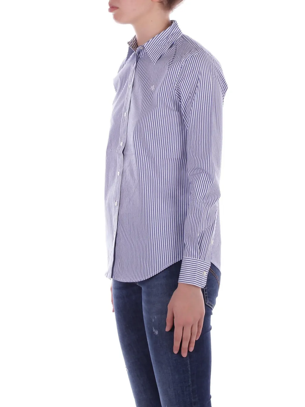 Striped Button-Down Shirt