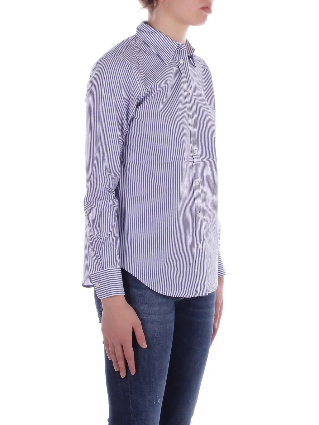 Striped Button-Down Shirt