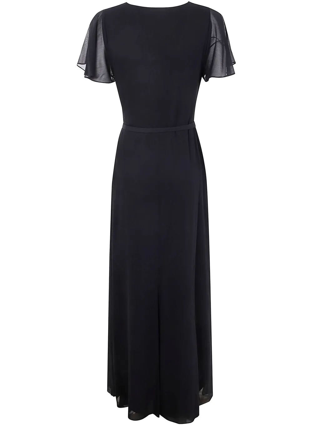 Ruffle Trim Maxi Dress