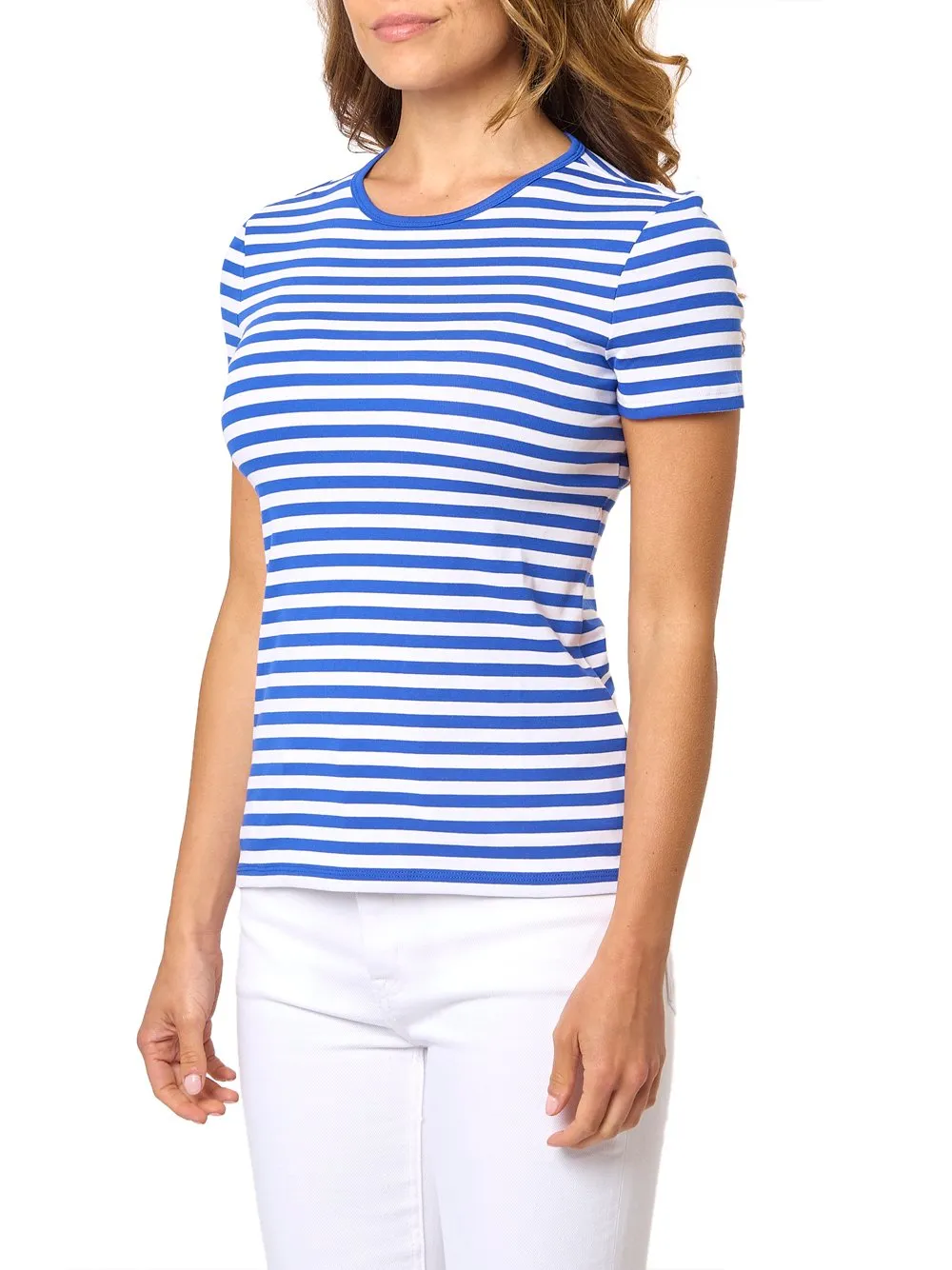 Striped Crewneck T-Shirt