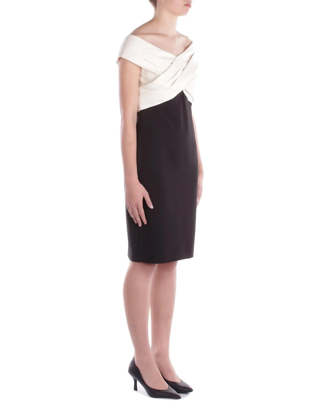 Off-The-Shoulder Draped Dress