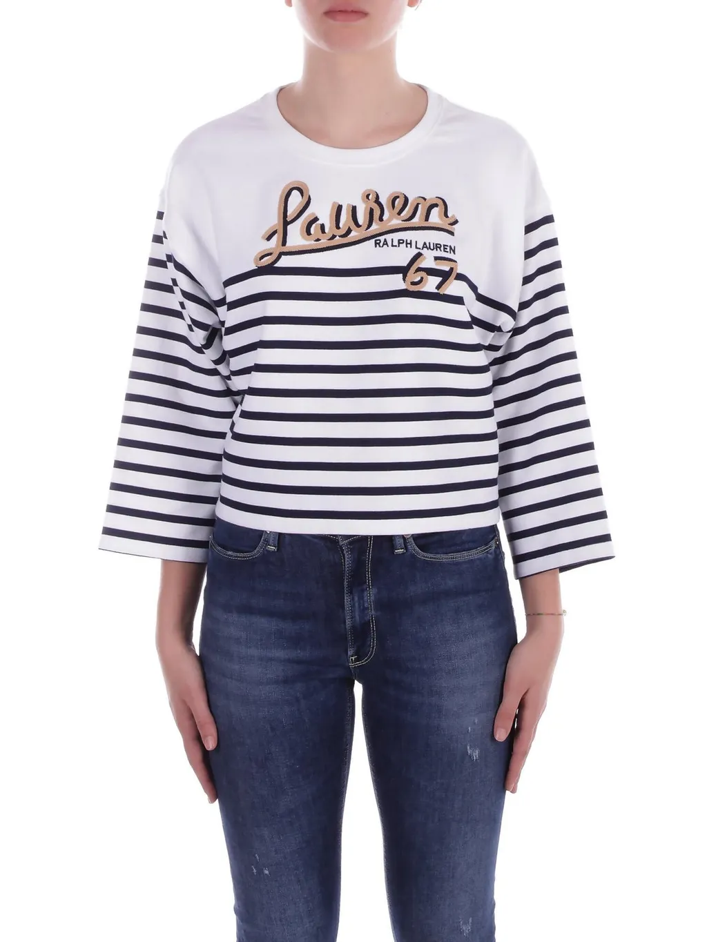 Striped Cropped T-Shirt
