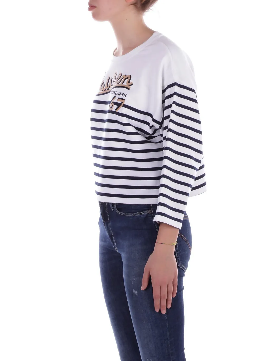 Striped Cropped T-Shirt