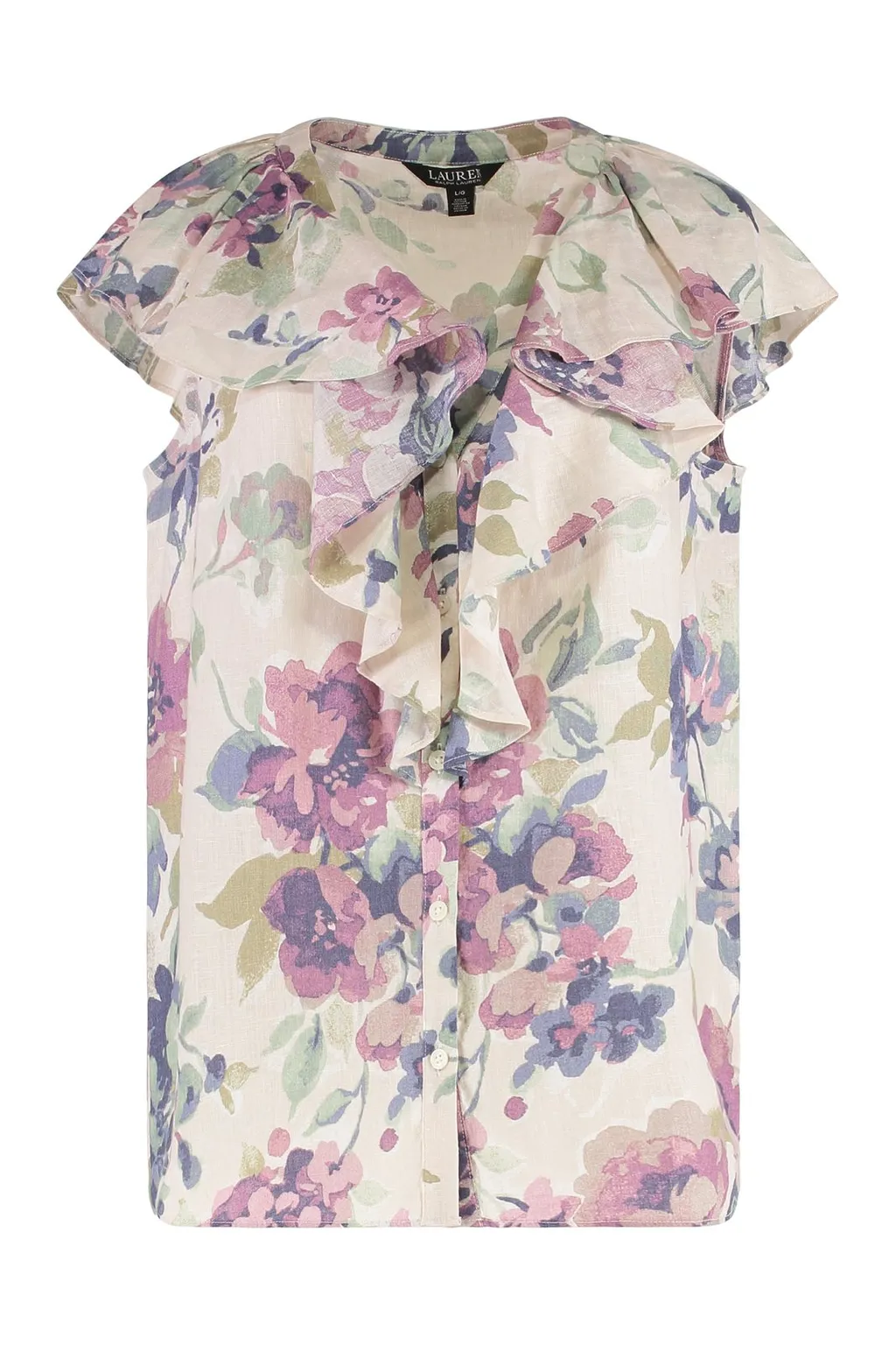 Ruffled Floral Blouse