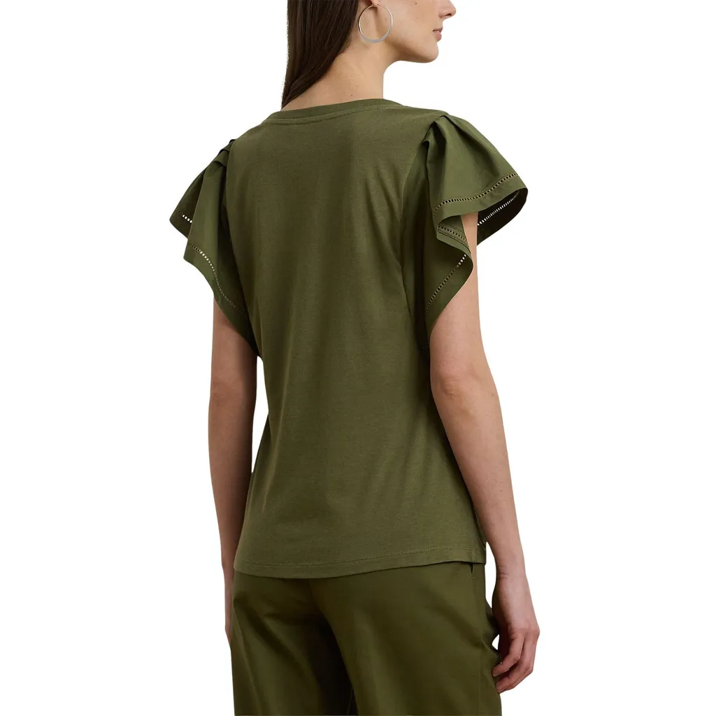 T-Shirt With Puffed Sleeves