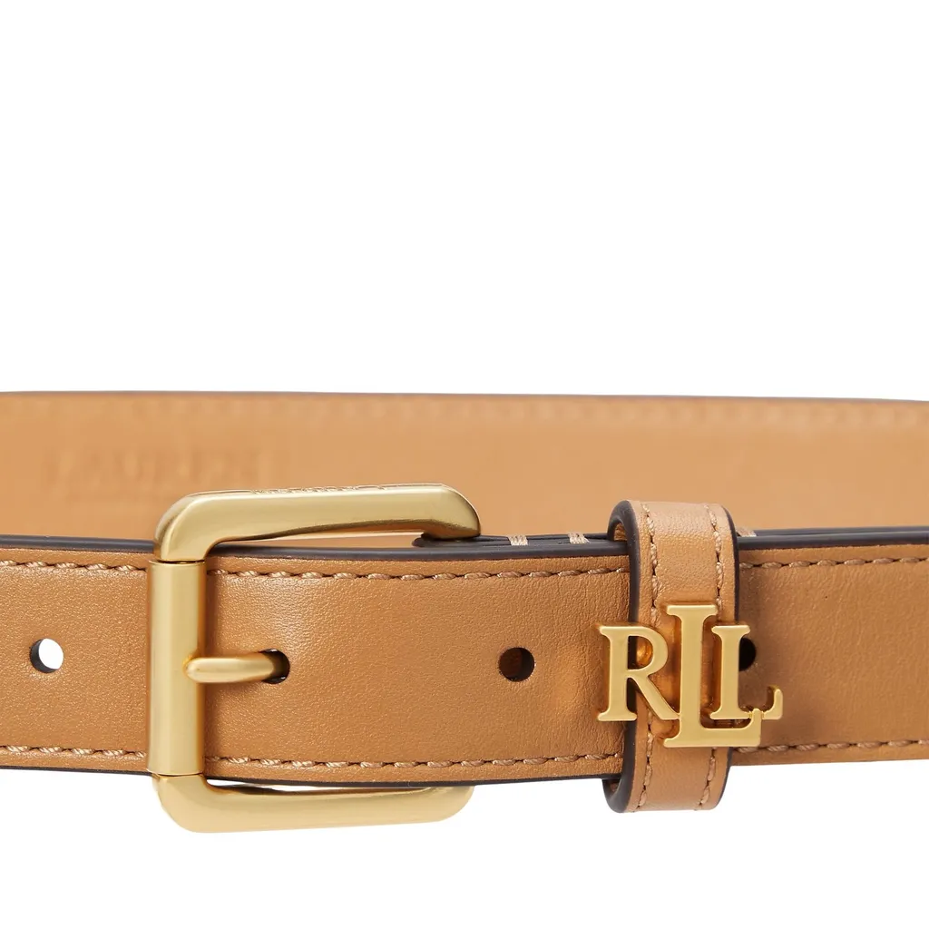 Belt With Logo Buckle