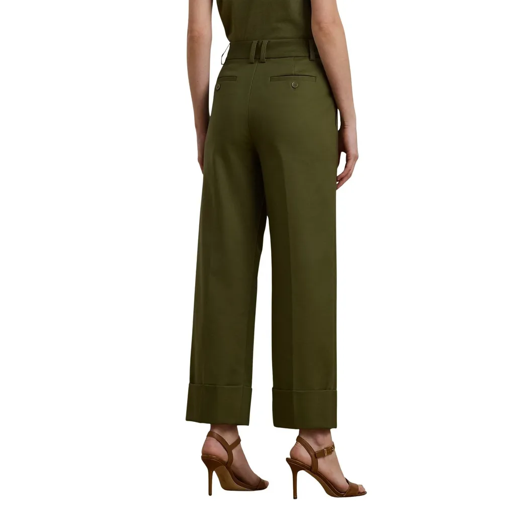 Pleated Wide-Leg Trousers