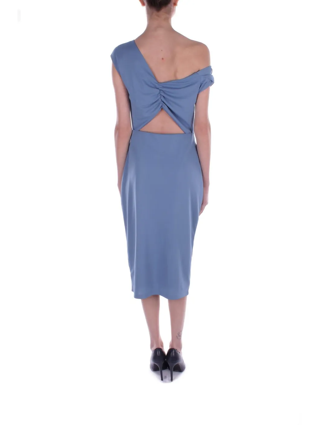 Asymmetrical Drape Dress