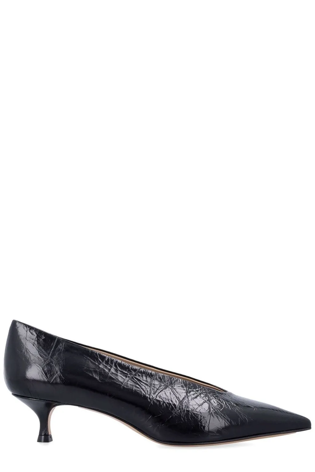 Pointed Toe Kitten Heel Pumps
