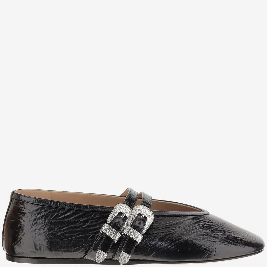 Ballet Flats With Buckle