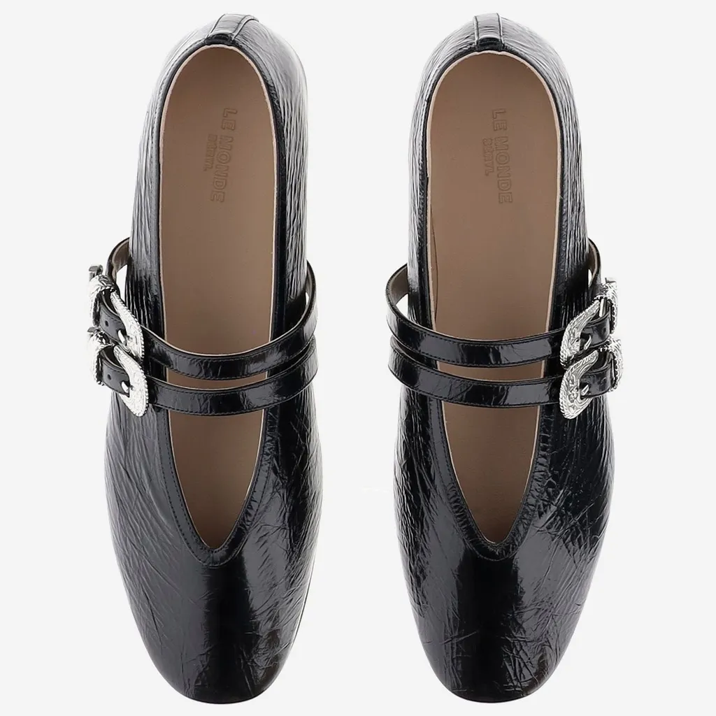 Ballet Flats With Buckle