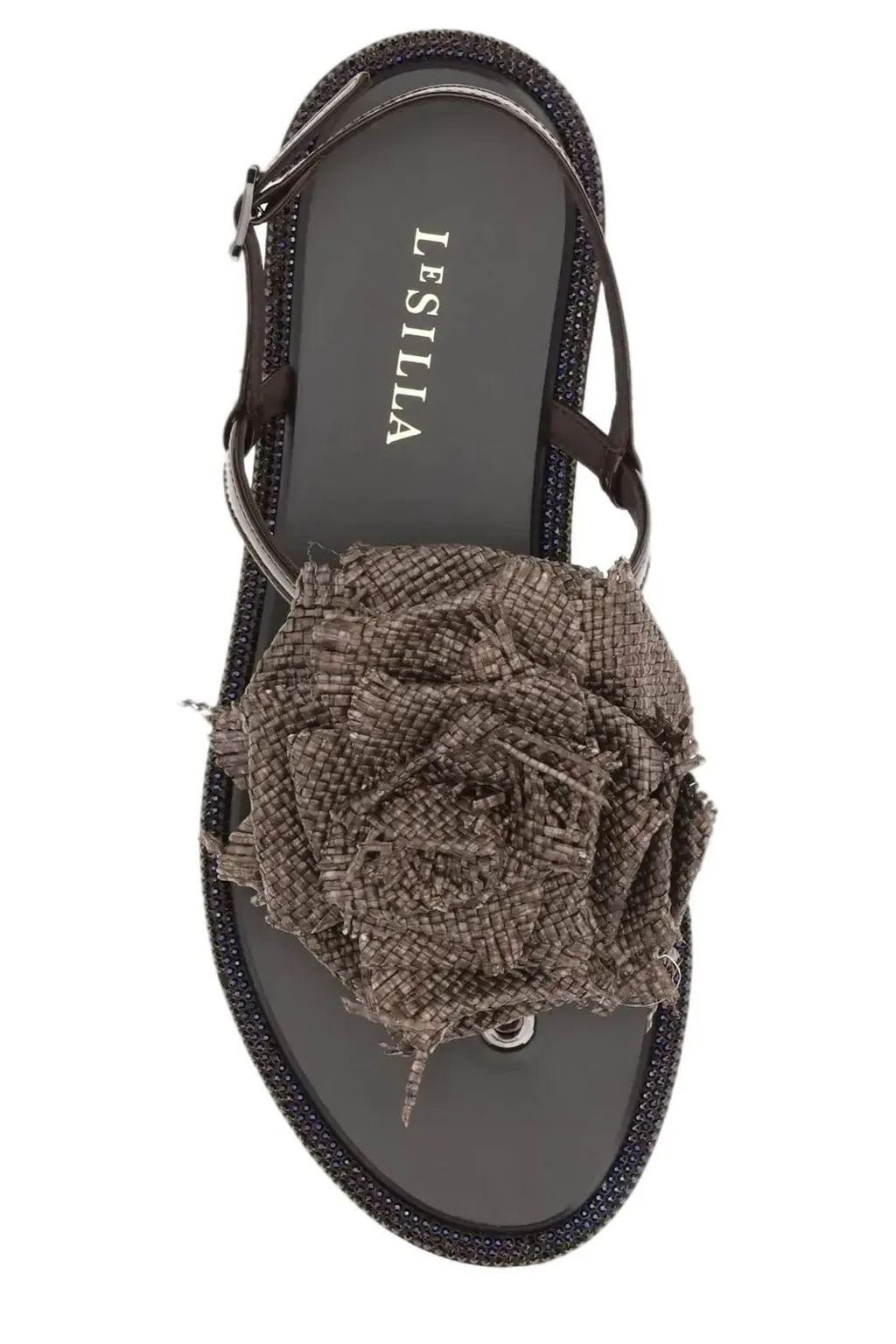 Thong Sandals With Flower Detail