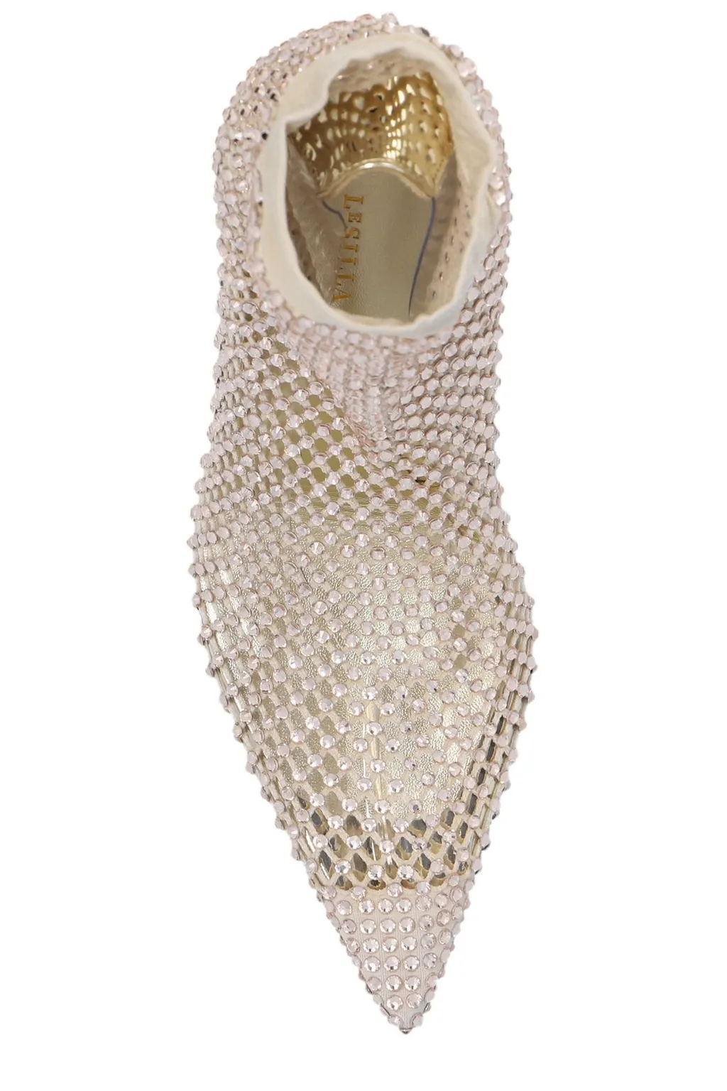 Crystal-Embellished Sock Boot