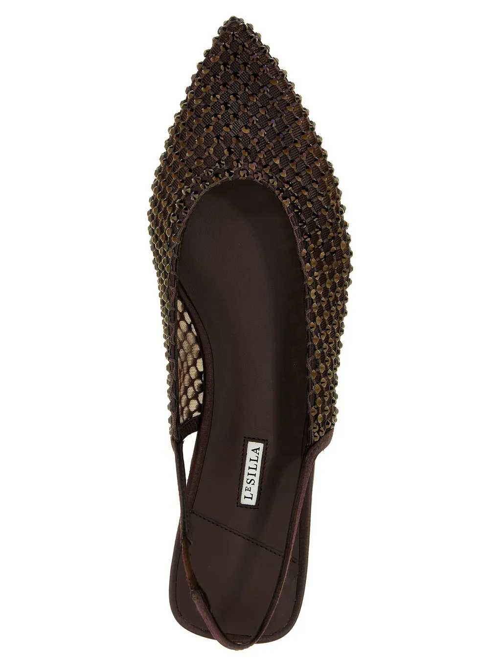 Mesh Slingback Flats