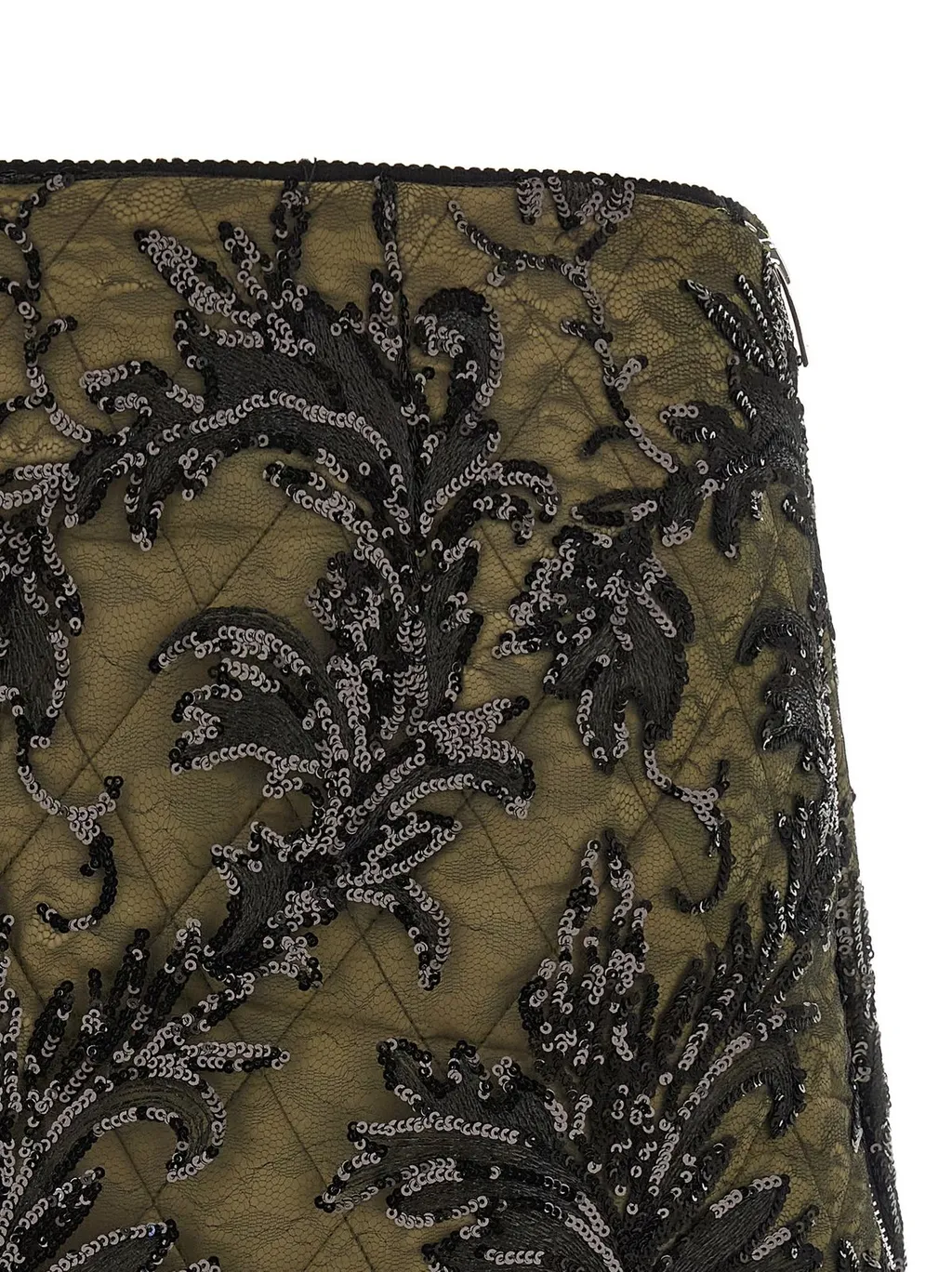 Embellished Mini Skirt