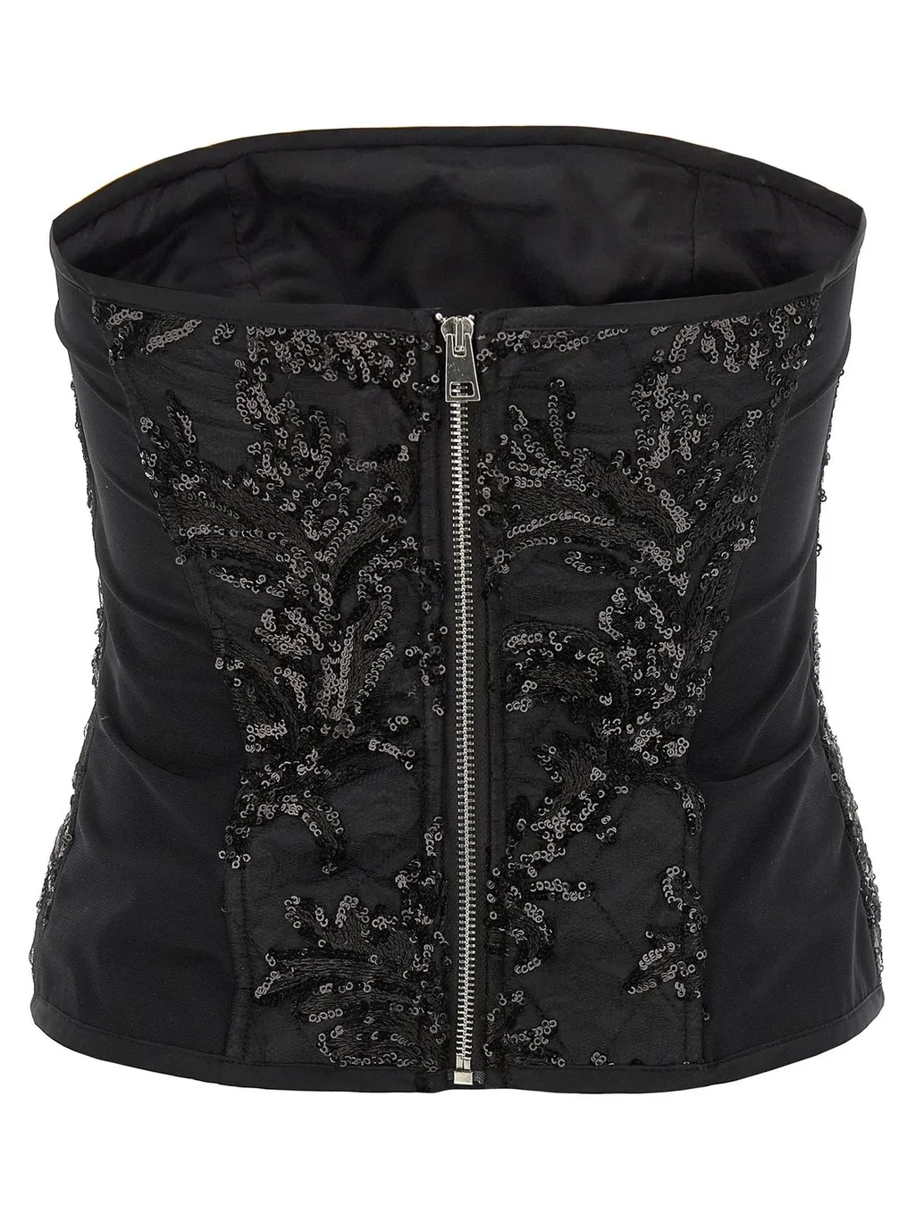 Strapless Sequin Corset Top
