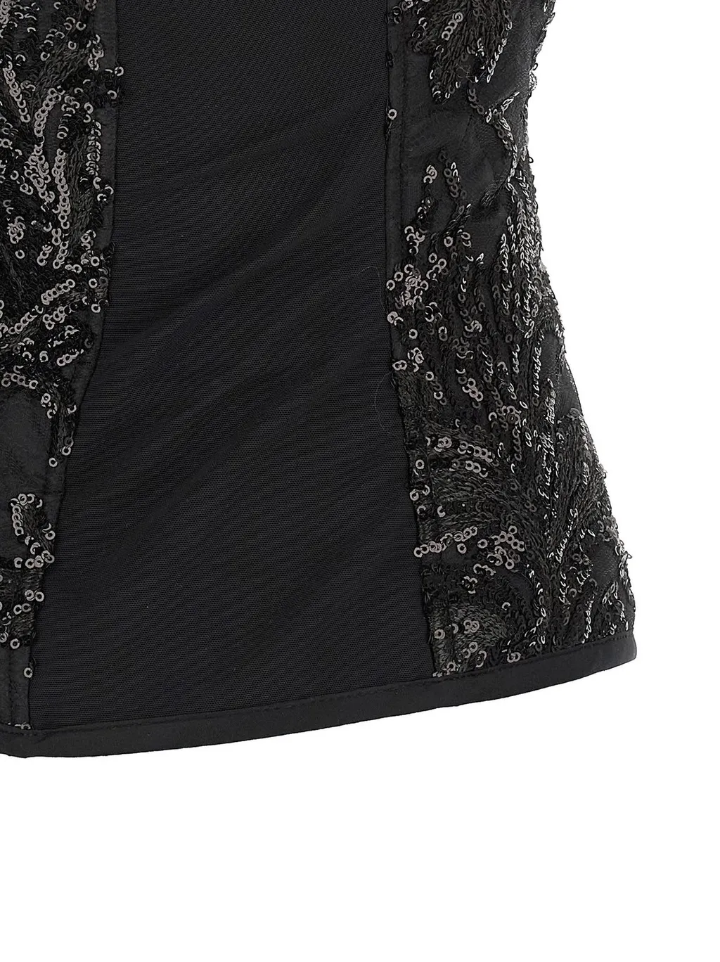 Strapless Sequin Corset Top