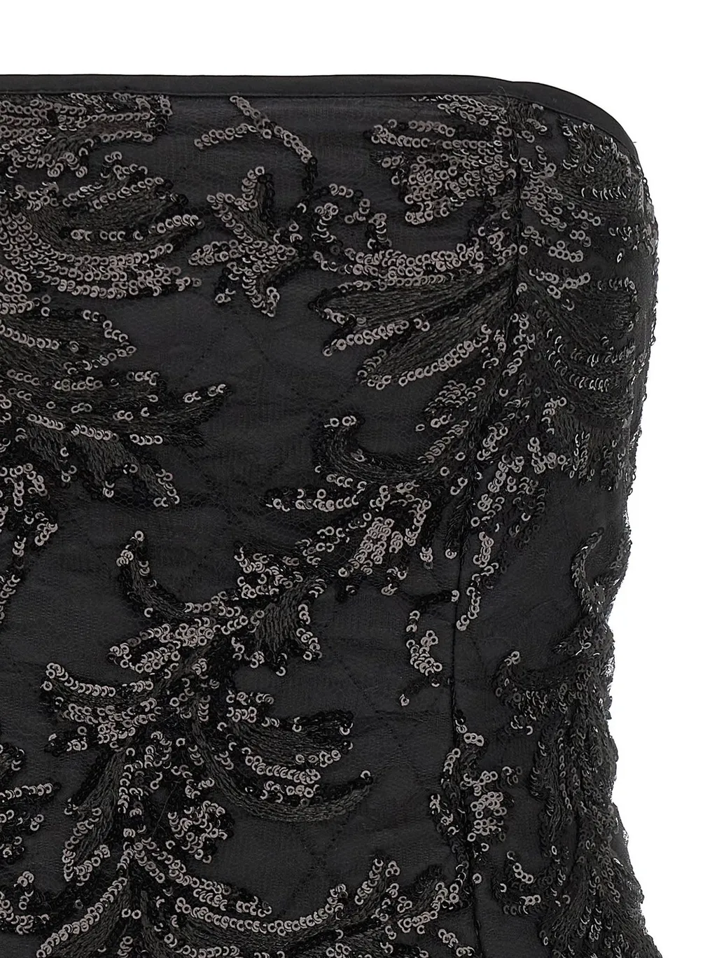 Strapless Sequin Corset Top