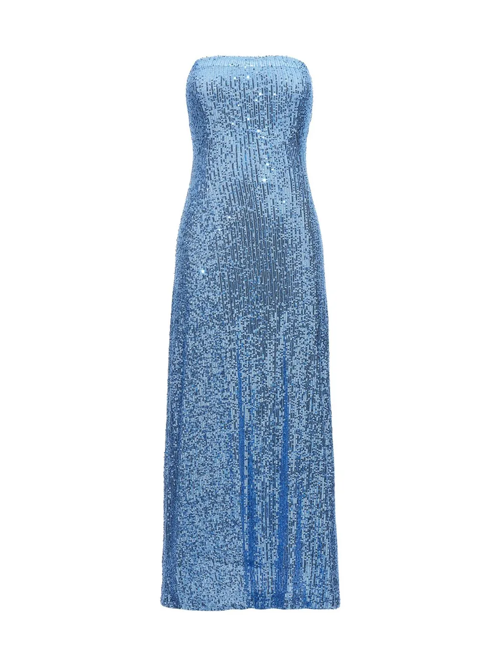 Strapless Sequin Gown
