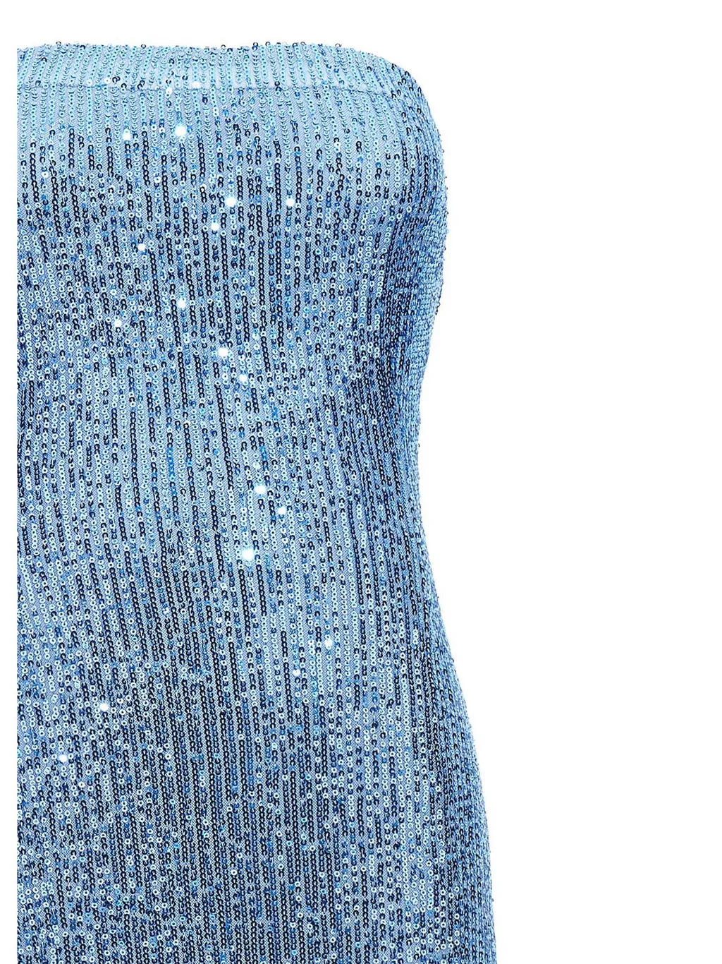 Strapless Sequin Gown