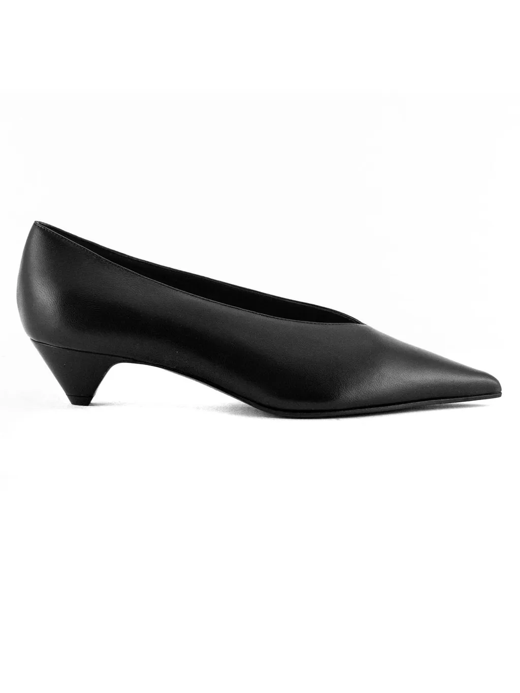 Pointed Toe Kitten Heel Pumps