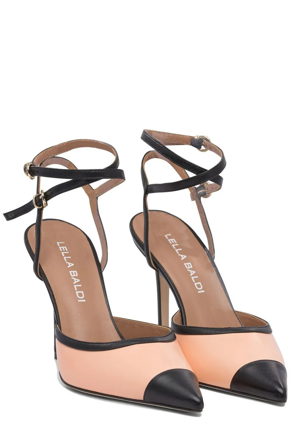 Pointed-Toe Pumps With Ankle Straps