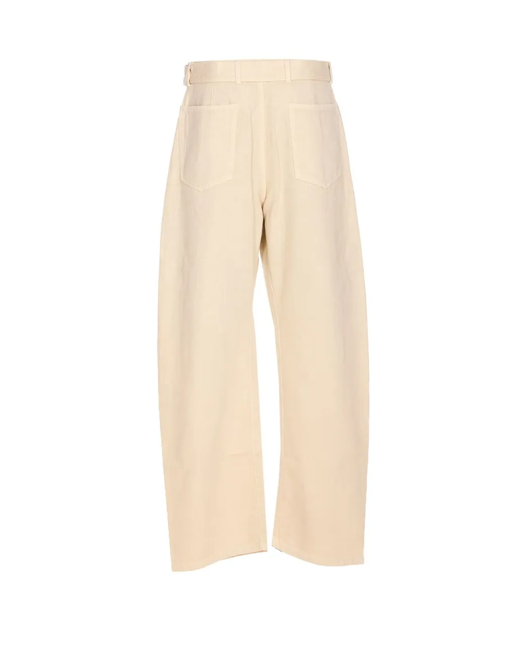 Wide-Leg Belted Trousers