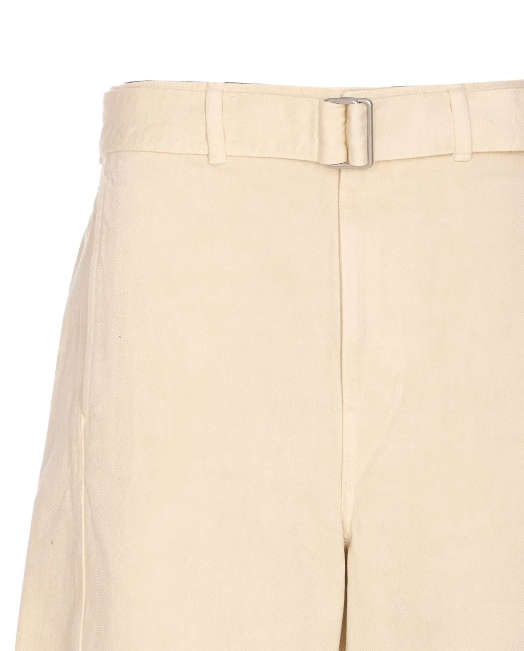 Wide-Leg Belted Trousers