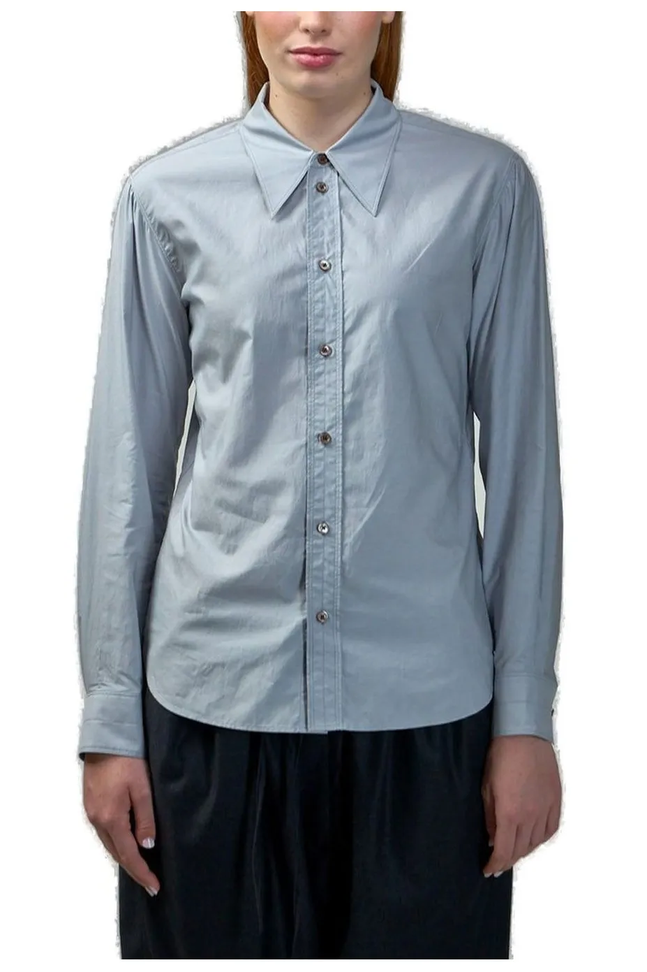 Turtleneck Button-Up Cardigan