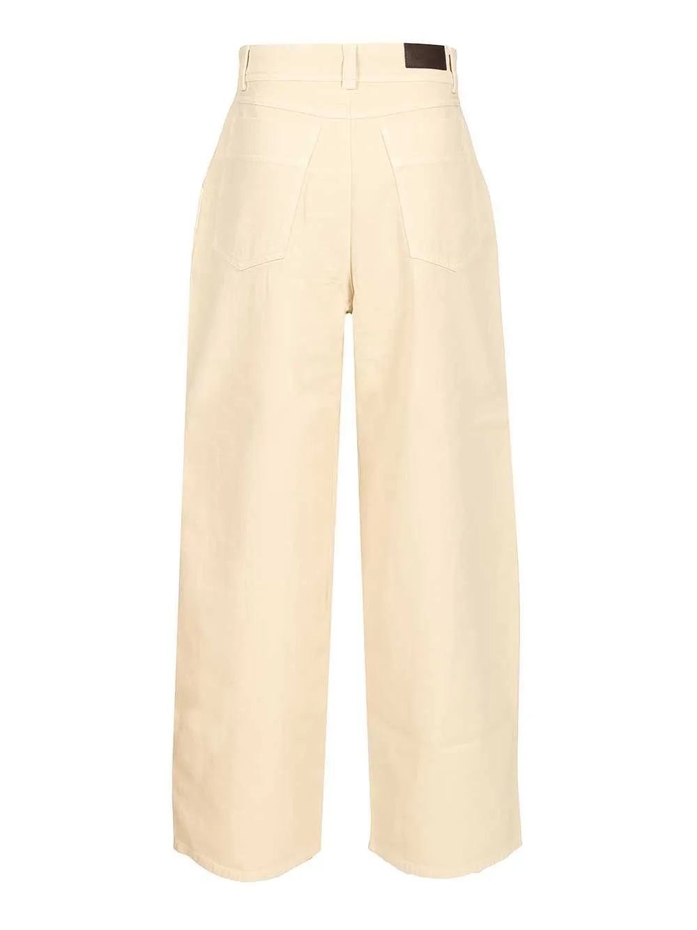 High-Waisted Wide-Leg Trousers