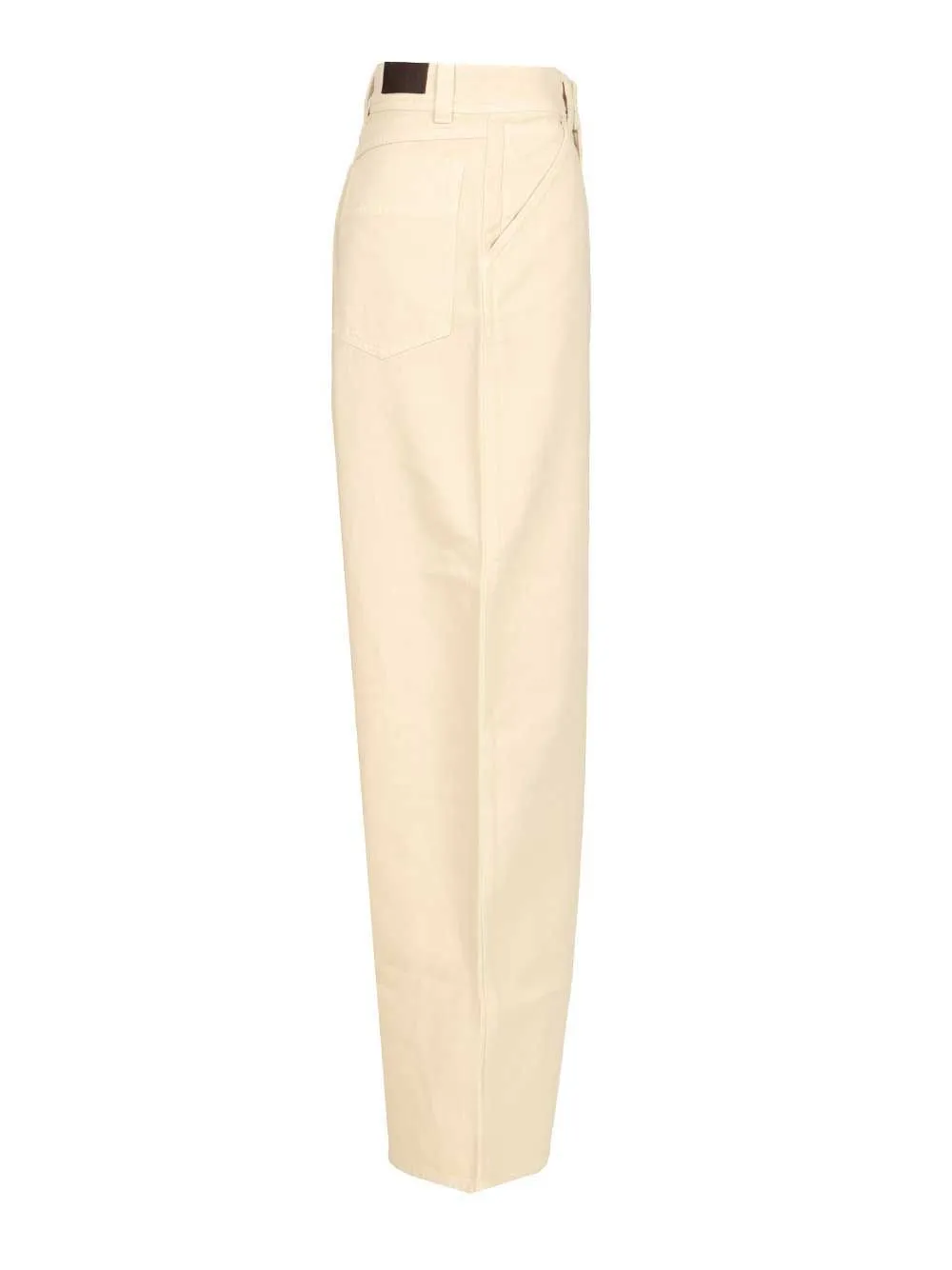 High-Waisted Wide-Leg Trousers